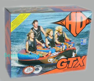HO GTX 1 2 3 4 Person Water Ski Towables Tube for Boat