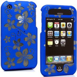 Cuffu   Blue Flower Laser Cut   Premium Design Case Cover