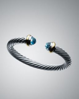 J2386 David Yurman 7mm Blue Topaz Color Classics Bracelet