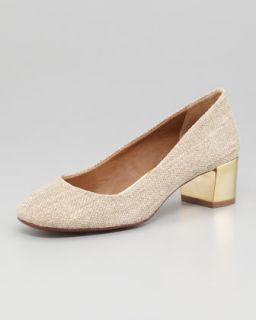  available in new natural $ 285 00 tory burch madison burlap pump