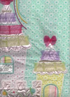 Fairy Princess Fairies Horse Castle Cot Toddler Quilt Cover Set
