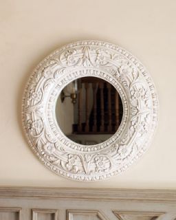 Wooden Medallion Mirror   