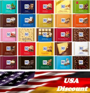 Ritter Sport 100g Chocolate Bars 24 Flavors from Germany to Worldwide