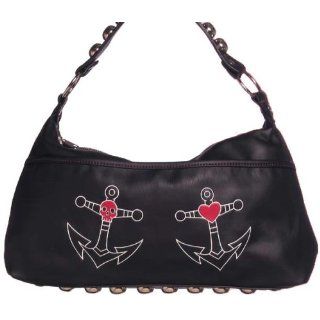 Retro Vinyl Anchors Dome Tote Bag with Tattoo Inspired