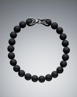  bead bracelet available in black onyx $ 375 00 david yurman black onyx