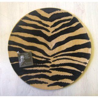 Benson Mills Tiger Design Honey/Black Animal Placemat, 15