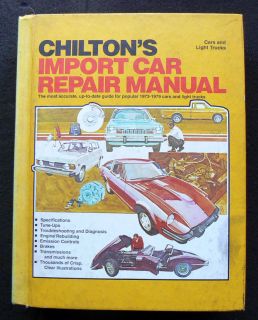 Chiltons Workshop Repair Manual BMW Dodge Honda Volvo VW Toyota