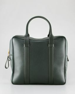 N1VAP Tom Ford Buckley Square Briefcase, Green