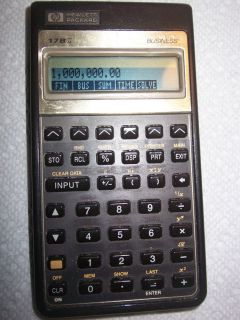 HP 17BII Financial Business Calculator w New Batteries 17B II