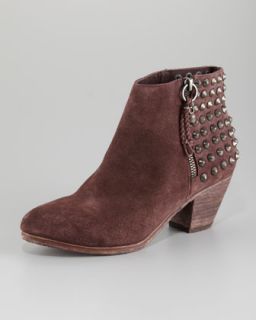 Miu Miu Studded Leather Bootie   