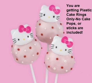 HELLO KITTY (6) CupCake CAKE POP Decorating Party Favor Decoration