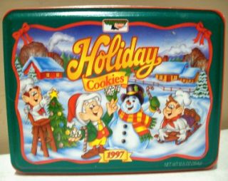 Keebler Holiday Cookies Collectible Christmas Tin