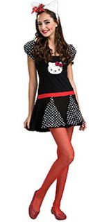 Hello Kitty Teen Girls Costume Dress 2 6 NIP