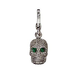 Juicy Couture   Pave CZ Crystal Rhinestone Skull / Day of the Dead