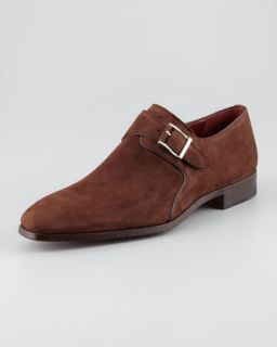 monk strap suede loafer $ 475 exclusively ours
