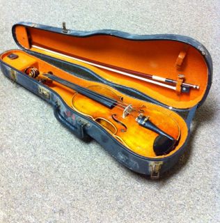  Vintage 1920s John Juzek 1 2 Violin