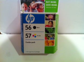 New Genuine HP 56 57 Combo Pack Printer Ink Cartridge