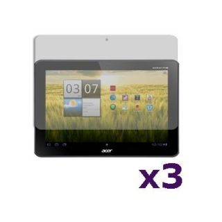 3X Fosmon Crystal Clear Screen Protector Shield for Acer Iconia Tab