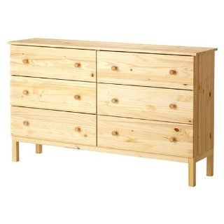 Ikea Tarva Chest with 6 Drawers Real Pine Wood