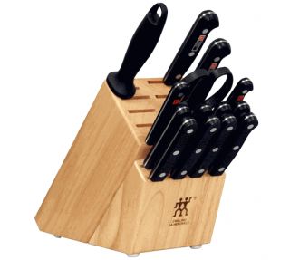 Zwilling J.A. Henckels Twin Gourmet 15 Piece Kitchen Knife Block Set