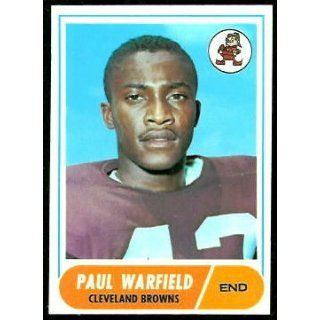 Paul Warfield Topps 1968 Card #49 
