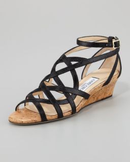  and cork wedge black available in black $ 695 00 jimmy choo dawn