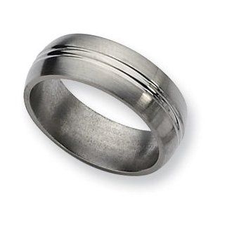 Titanium 8mm and Polished Band TB49 9 Jewelry 