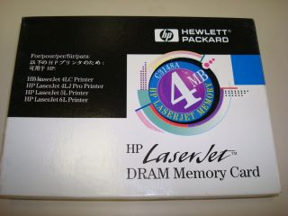HP C3148A Laser Jet Dram Memory Card C3148A 4MB New