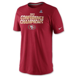 Mens Nike San Francisco 49ers NFL 2012 Conference Champions Tee Shirt