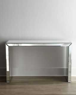 brandy mirrored console table $ 679
