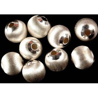 Sterling Frosted Incised Beads (Price Per Piece