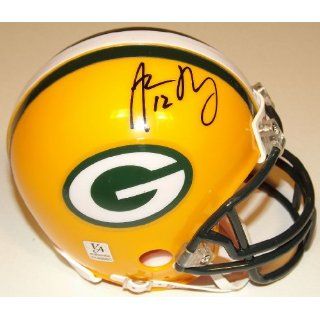Aaron Rodgers Autographed Greenbay Packers Riddell Mini