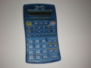 Sharp El 501W Scientific Calculator Blue 