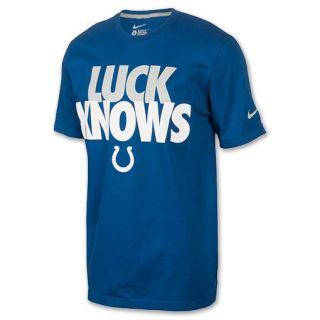 Nike NFL Indianapolis Colts Luck Knows Mens Tee Shirt
