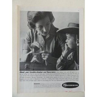 Nationwide Insurance. Vintage 60s full page print ad