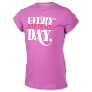 Nike Everyday Is My Day Girls Tee Viola