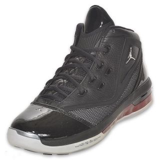Jordan Mens 16.5 Basketball Shoe Black/Silver