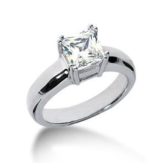 0.50CT F G color SI2 Clarity Diamond Engagement Ring 14KT