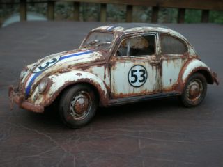 Custom 1 18 Herbie The Love Bug Junkyard VW Beetle