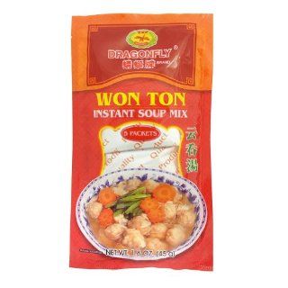 Dragonfly Won Ton Instant Soup Mix, 1.6 Ounce (Pack of 8) 