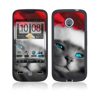 HTC Droid Eris Skin Decal Sticker   Christmas Kitty Cat