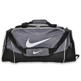 Nike Brasilia 4 Medium Duffel Bag Grey/Black/White
