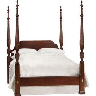 Queen Straight Panel Rice Bed by Kincaid   Hand rubbed