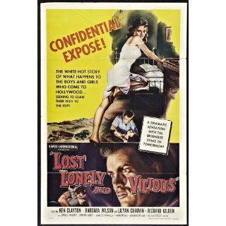 Lost Lonely and Vicious (1958) 27 x 40 Movie Poster Style