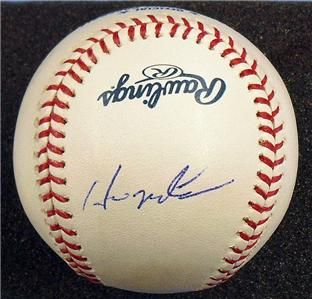 Hideki Matsui Signed Yankees 09 Inaugural Baseball PSA