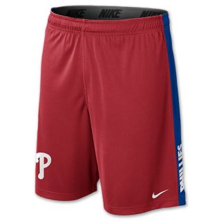 Mens Nike Philadelphia Phillies MLB Dri FIT Fly Training Shorts