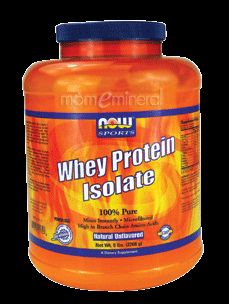 Whey Protein Isolate Unflavored 5 lbs by Now Foods