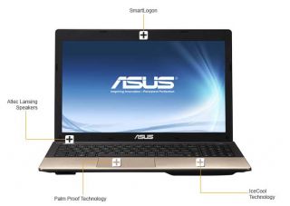 ASUS A55A EB71 15.6 Inch LED Laptop (Mocha) Computers