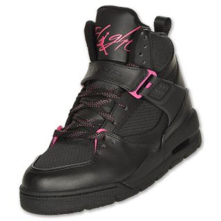 Jordan Flight 45 TRK Kids Boots Black/Desert Pink