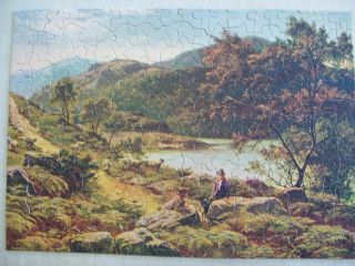  MASTERPIECE PICTURE PUZZLE #3964  LAKE IN THE HIGHLANDS COMPLETE